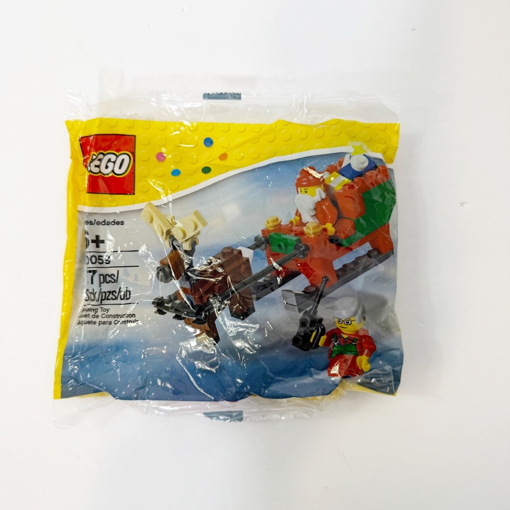 LEGO Santa's Sleigh Polybag 40059‎ Unisex One Size Multi-Color Christmas 77 Pcs